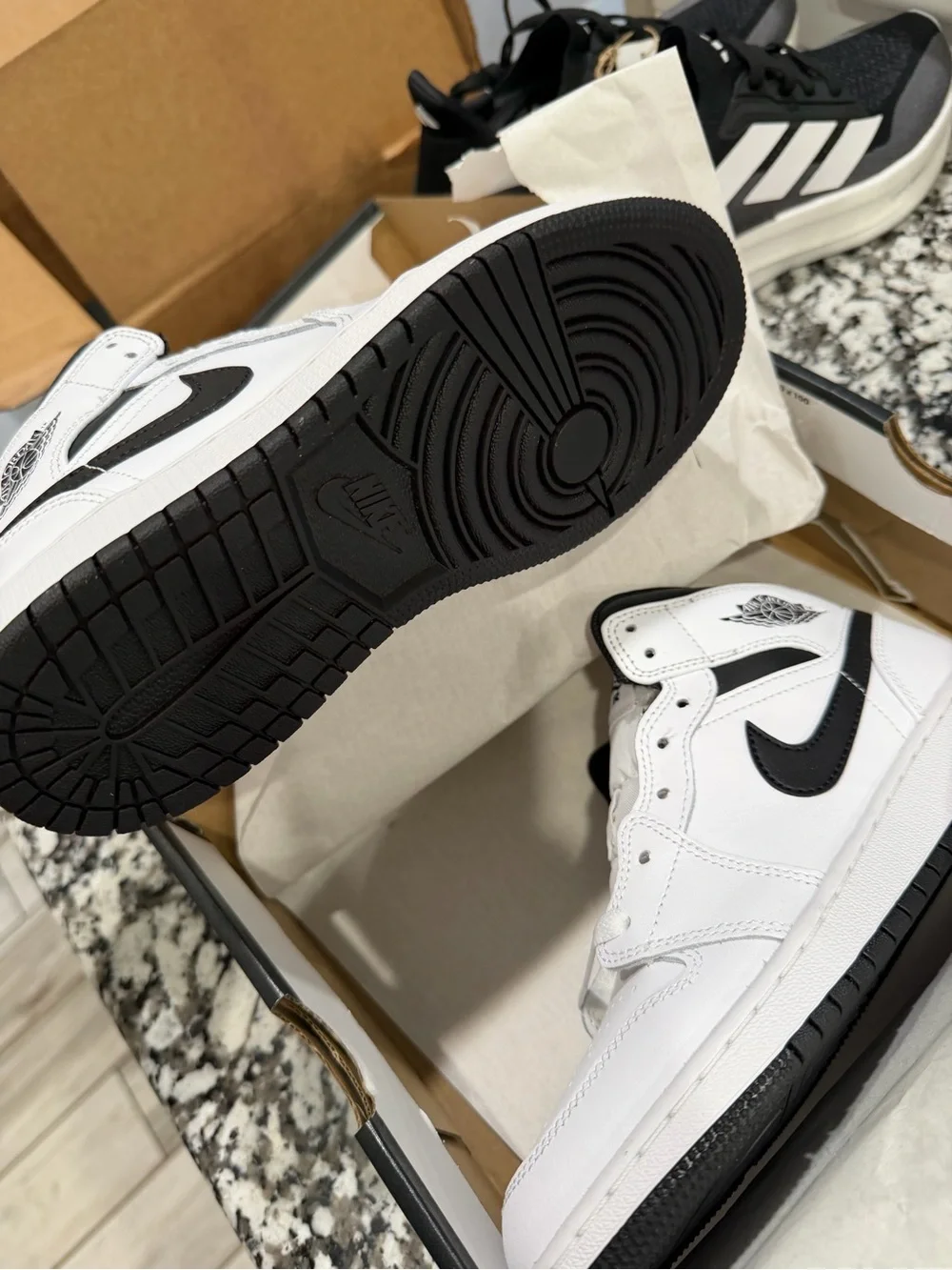 Nike Black Box with Gold Jumpman and 23 Accent